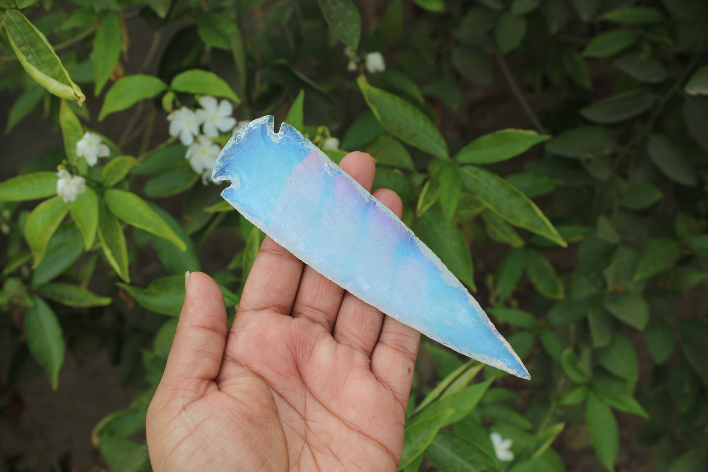 Opalite 6 inch Arrowhead