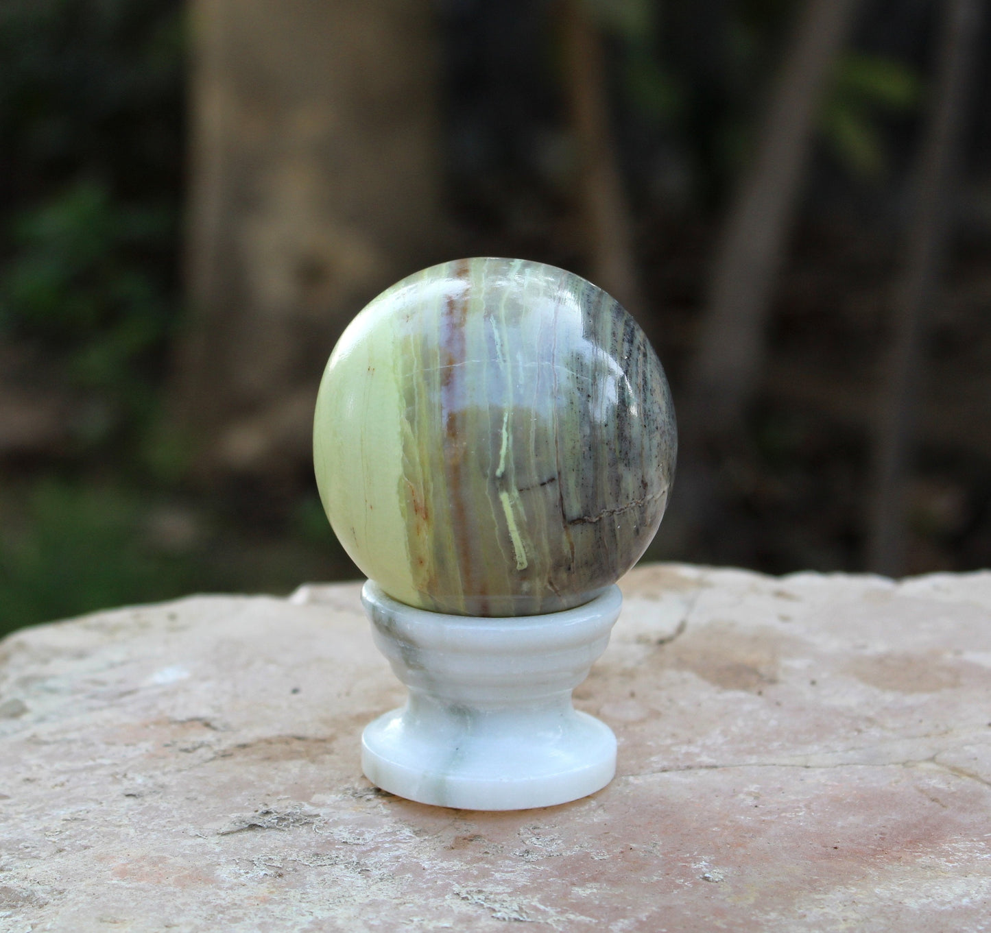 Natural Serpentine Sphere 50 mm