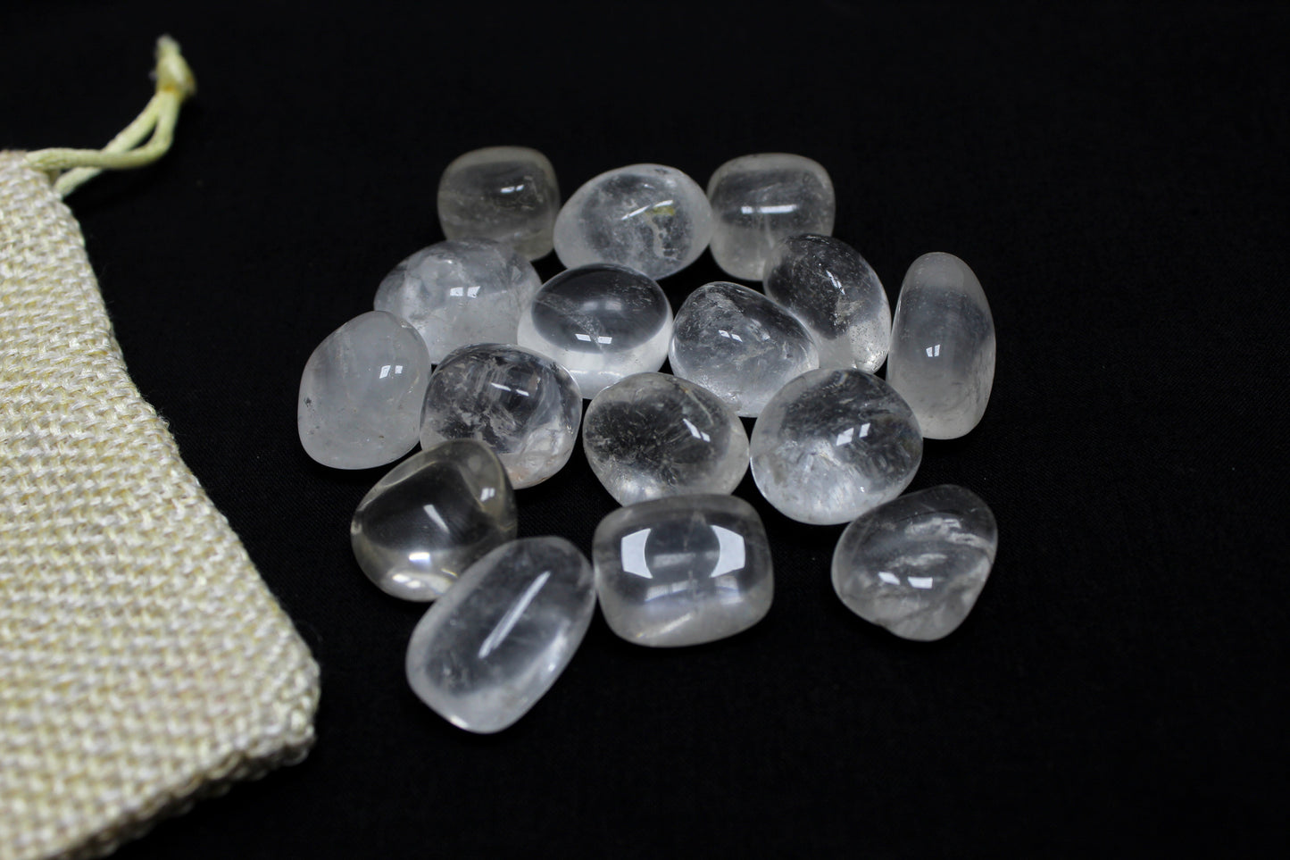 Natural Clear Quartz Tumble Stone
