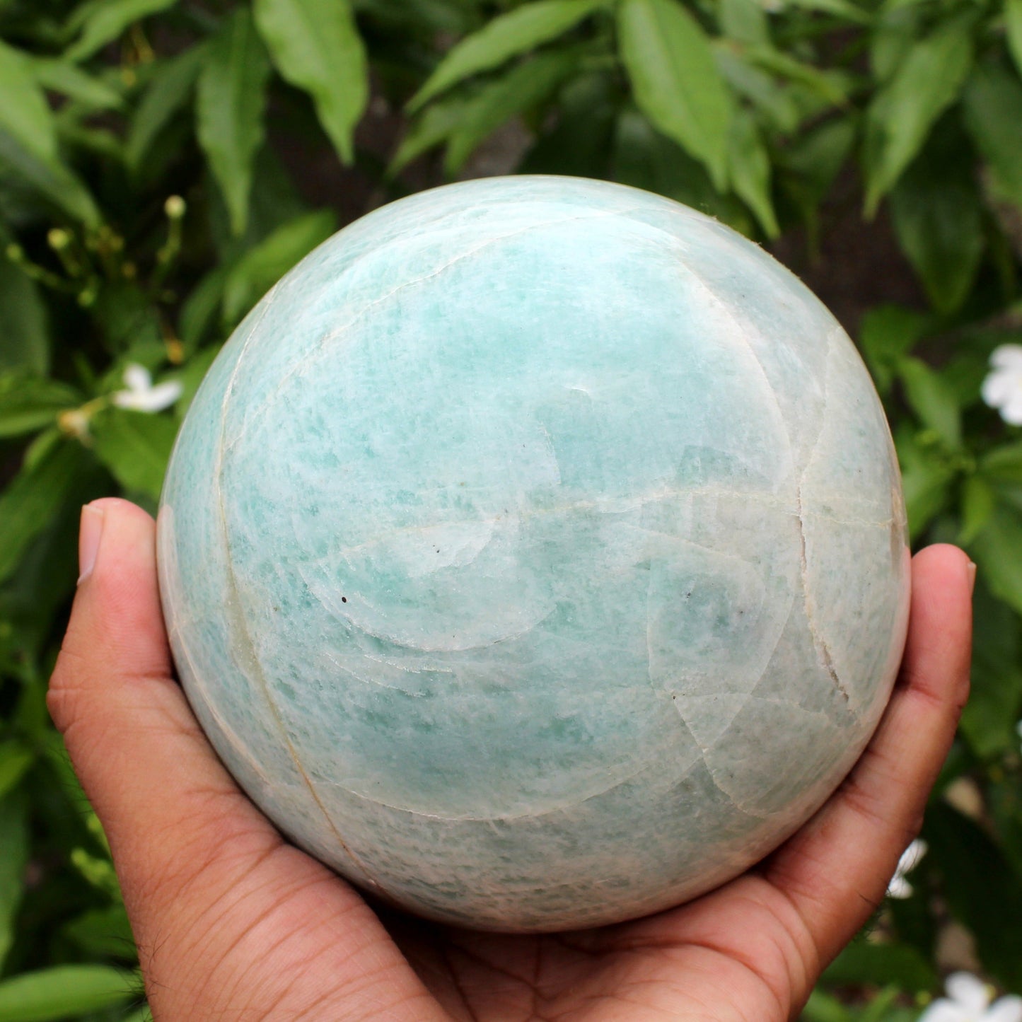 Natural Large 110 mm Amazonite Sphere