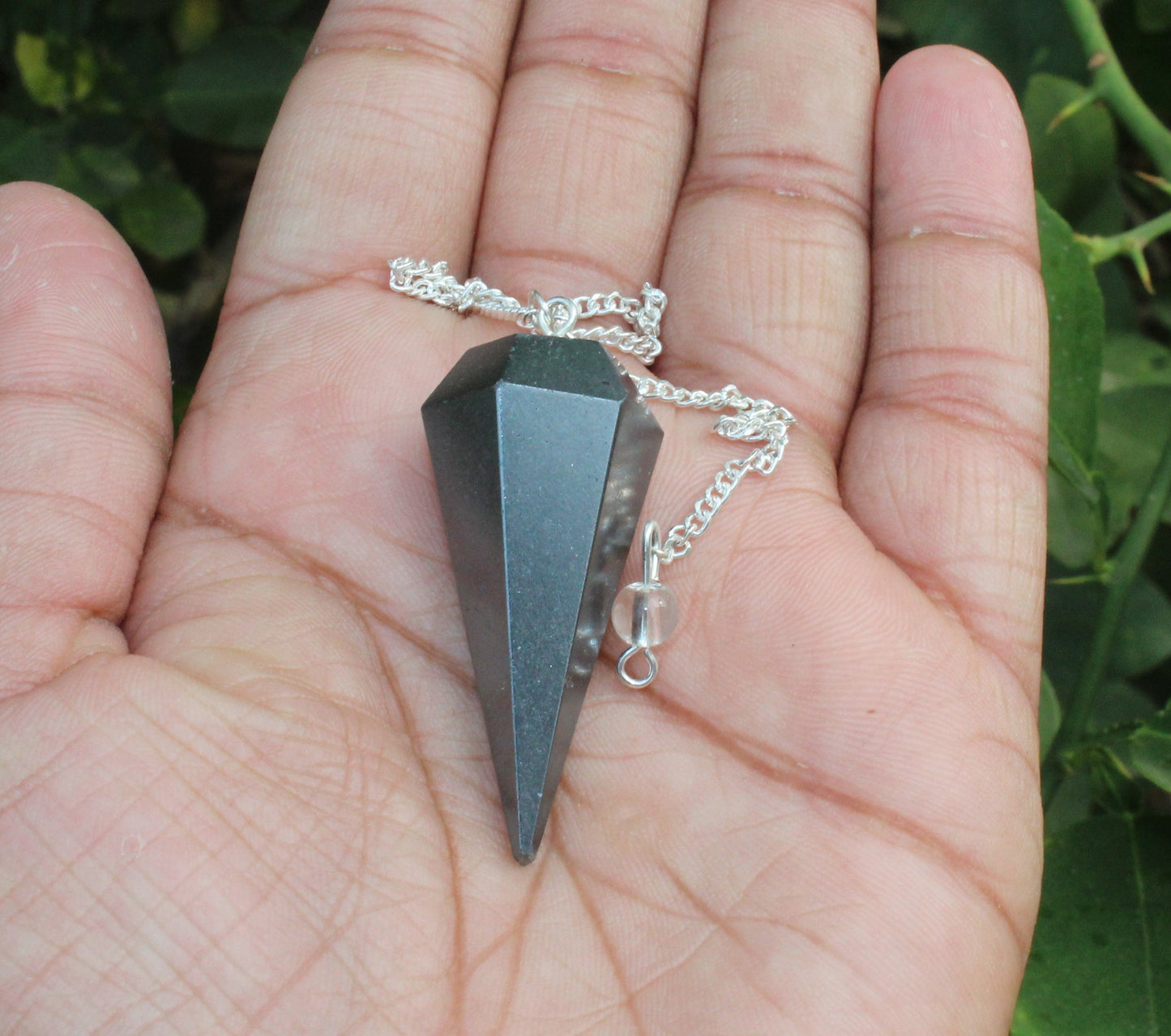 Natural Hematite Pendulum