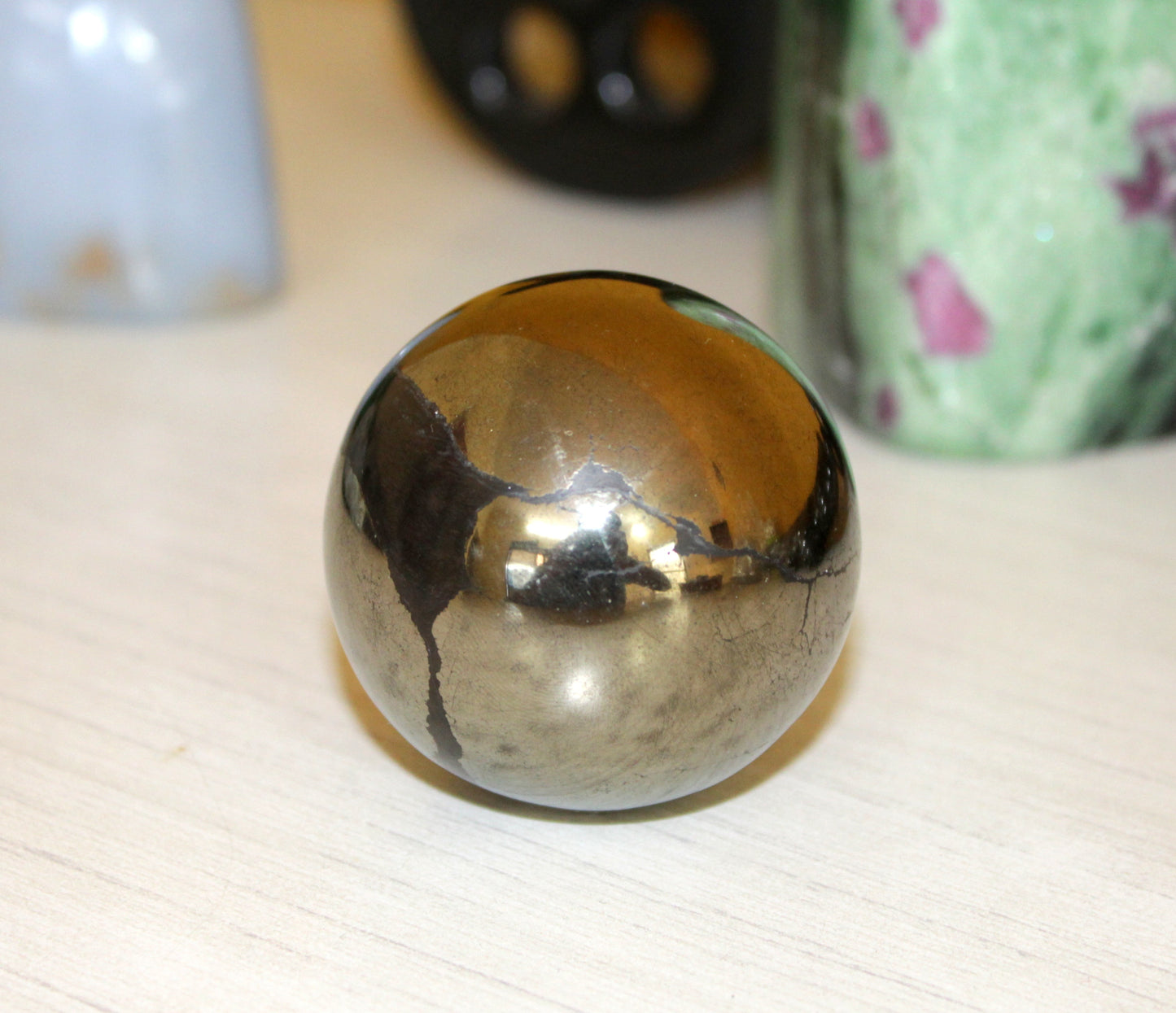 Natural 52 mm Pyrite Sphere