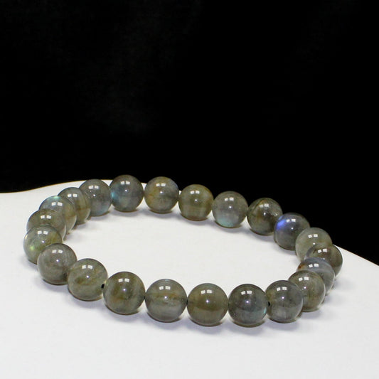 Natural Labradorite Bead Bracelet