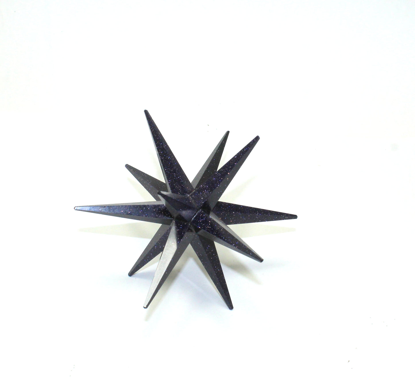 Blue Goldstone 12 Point Merkaba Star
