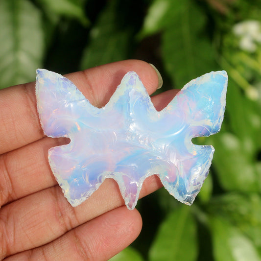 Opalite Hand Carved Butterfly