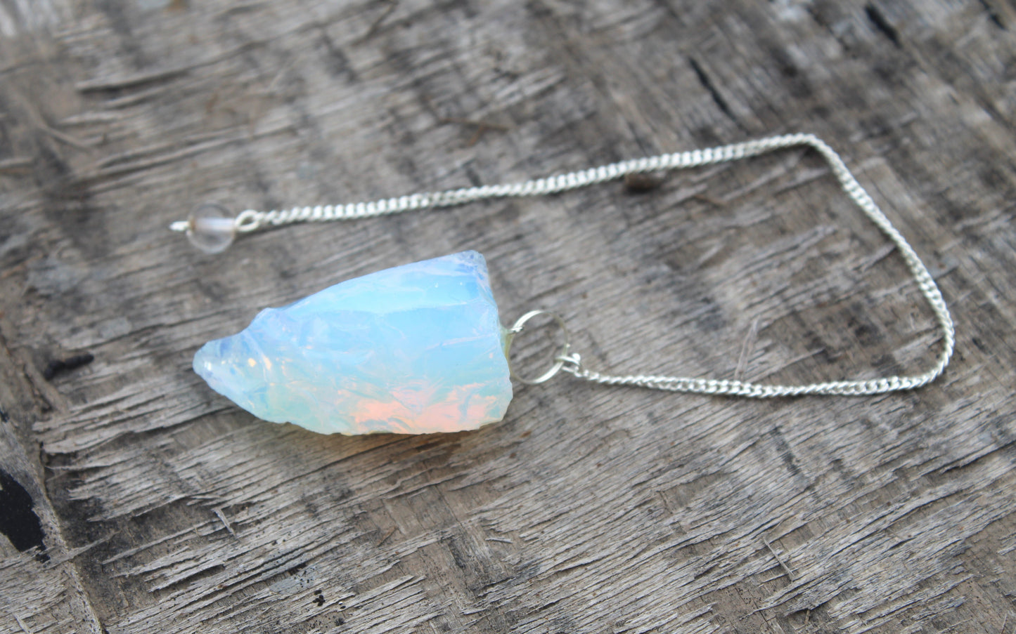 Raw Opalite Dowsing Pendulum